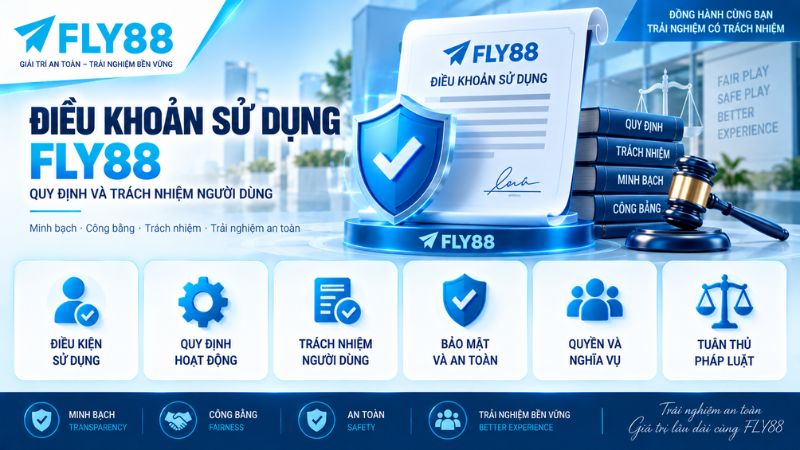 Điều khoản sử dụng FLY88 về quy định hoạt động, quyền và trách nhiệm của người dùng